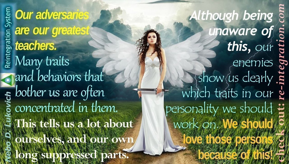 yreintegration's tweet photo. Our opponents are our greatest teachers. They are symbolic projections of our own suppressed traits.
#ReintegrationQuotes #InnerTruth #HolographicPrinciple #TakeFullResponsibility #TheSourceIsWithin #SelfHelp #Awakening
Check out the Reintegration page at https://t.co/2bnLrAZfU0 https://t.co/Kar2xW1voP