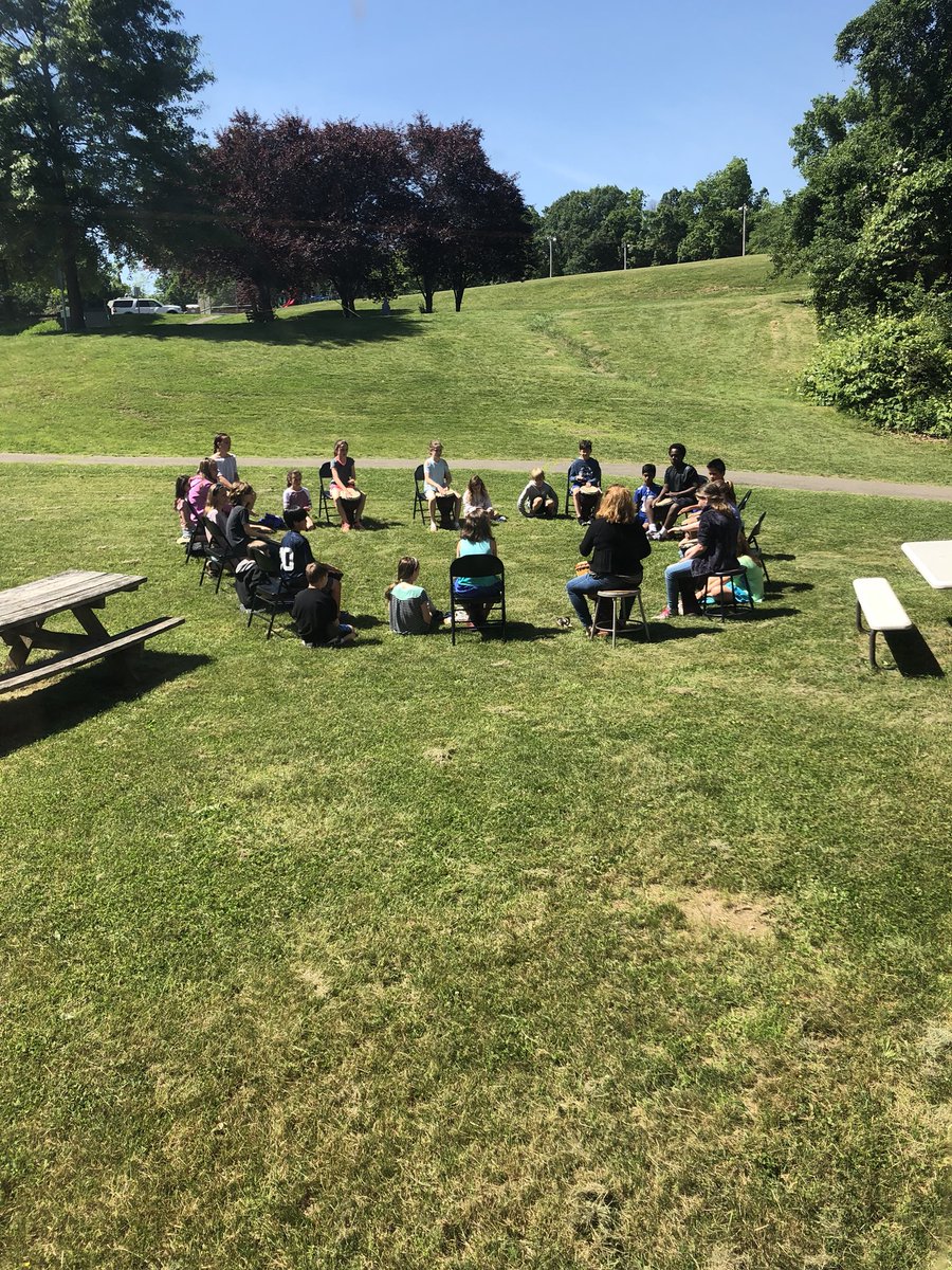 #drumcircle with Mrs. Sheahan. #wiltonwayct #cidermillway