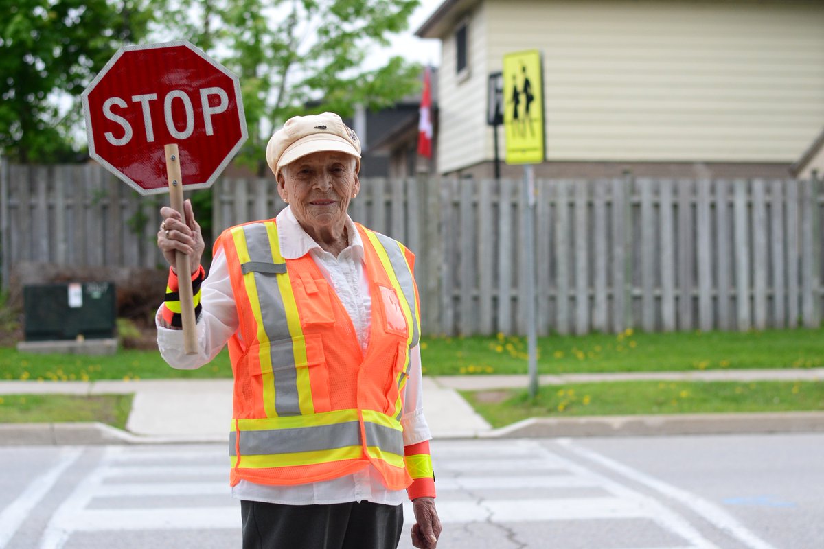 "What I love about this job is the people I get to meet. Every day, I meet people from all nationalities and they’re beautiful. " 

Gisele Young has been working as a crossing guard in Peel schools for 31 years. Read her story on #ShareTheSmile: pdsb.me/2t2kJYG