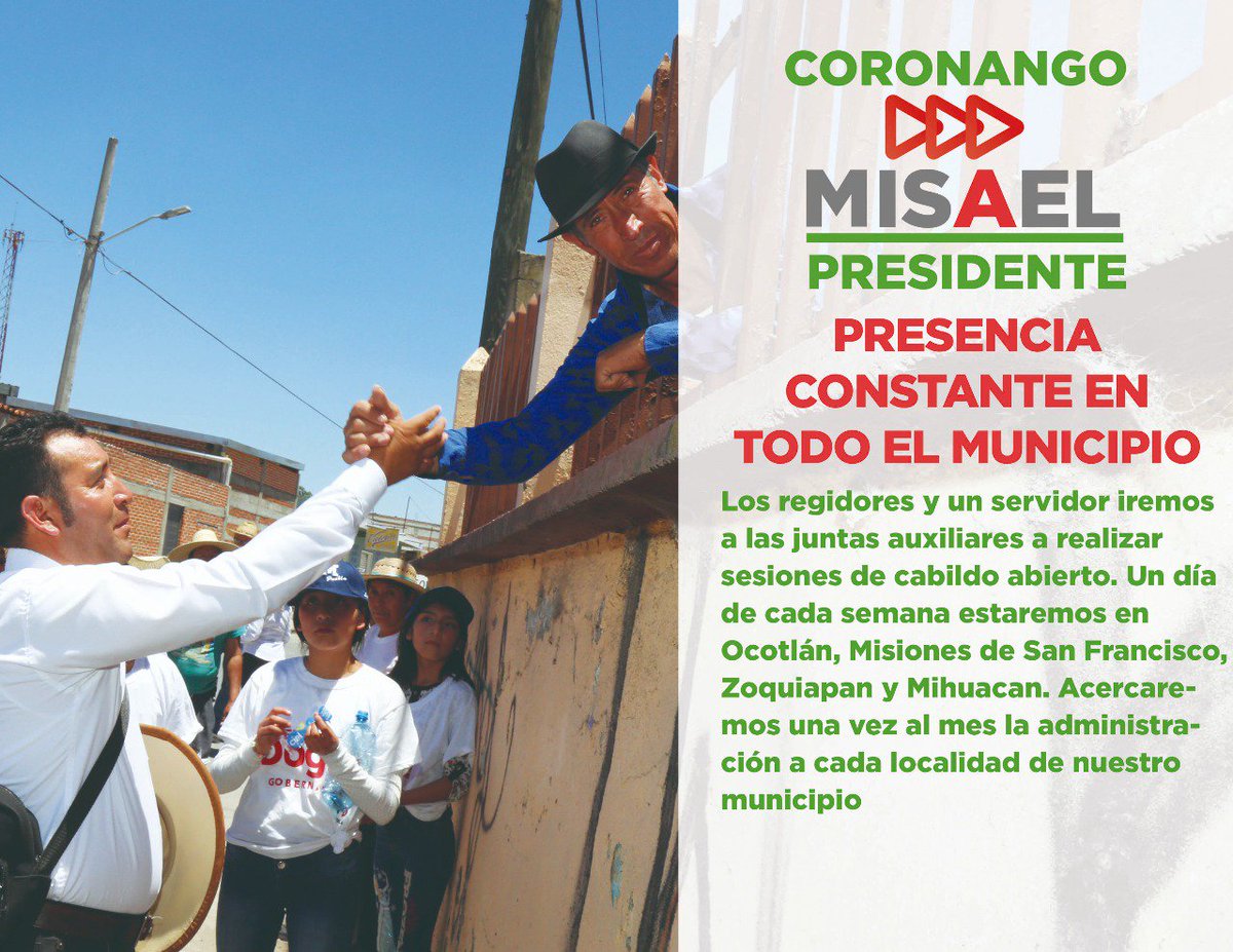 Estaré constantemente recorriendo Coronango, cumpliendo cada compromiso: #TuAmigoMisael