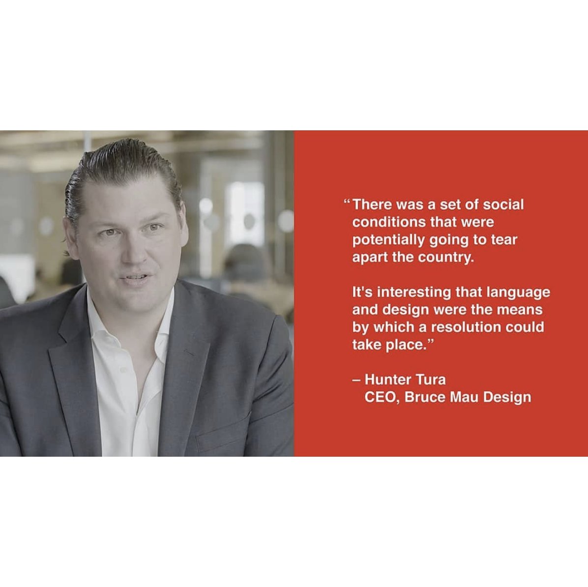 World premiere. Tomorrow night in Toronto. Can’t wait to see the final result, honoured to have been part of the making. Congrats to <a href="/gdurrell/">Greg Durrell</a> and the whole <a href="/designcanfilm/">Design Canada - Documentary Film</a> team.