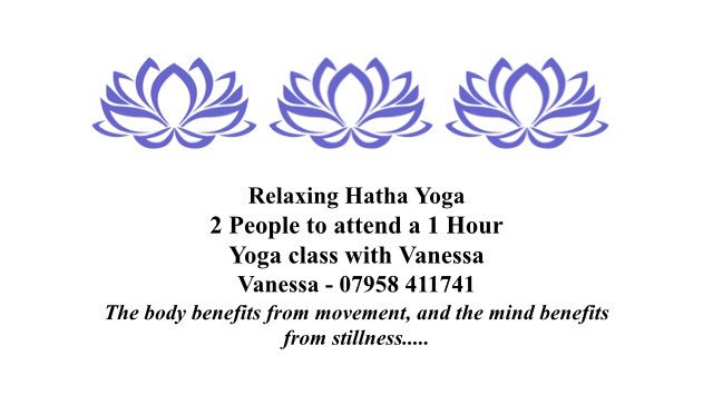 Massive thank you to Vanessa for donating this wonderful yoga raffle prize to help us raise much-needed funds for our Great Get Together on 23 June. Many thanks to @vanessapitrik