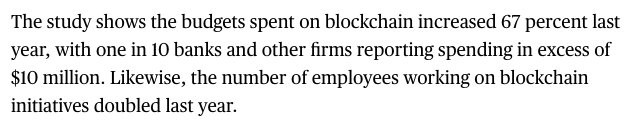 crypto's tweet photo. The financial services industry is spending $1.7 billion on blockchain https://t.co/KlifEh7M56 https://t.co/8mRuz0vPbC