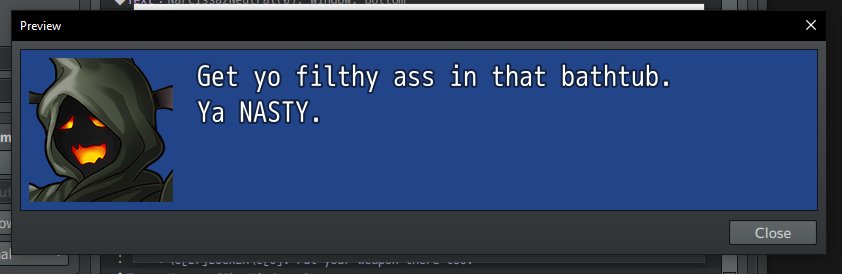TrevorIsGood's tweet image. I forgot how to write believable dialogue
#GameDevDiary