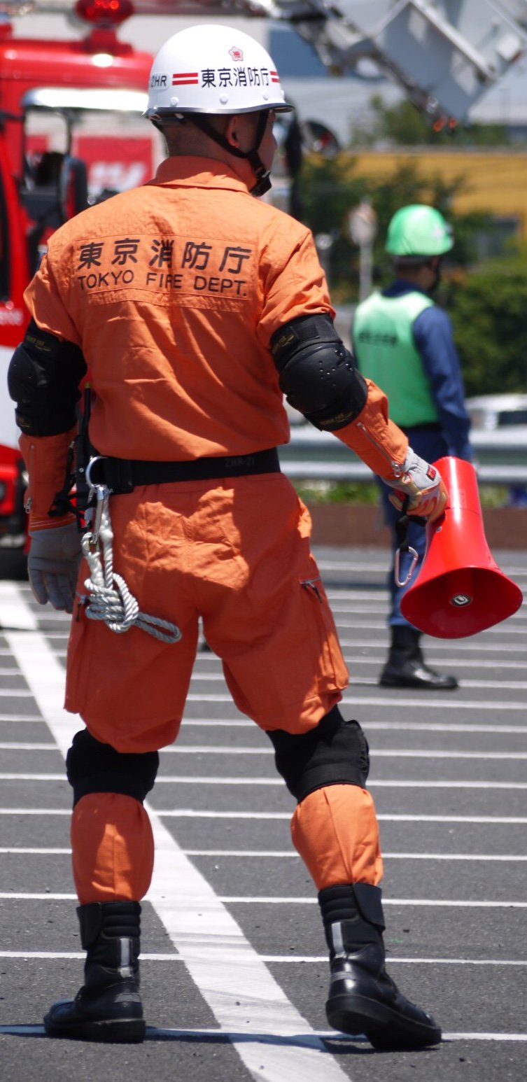 消防　救助パンツ　オレンジ 消防 救助パンツ オレンジ High-Quality-Fire-Fighter-