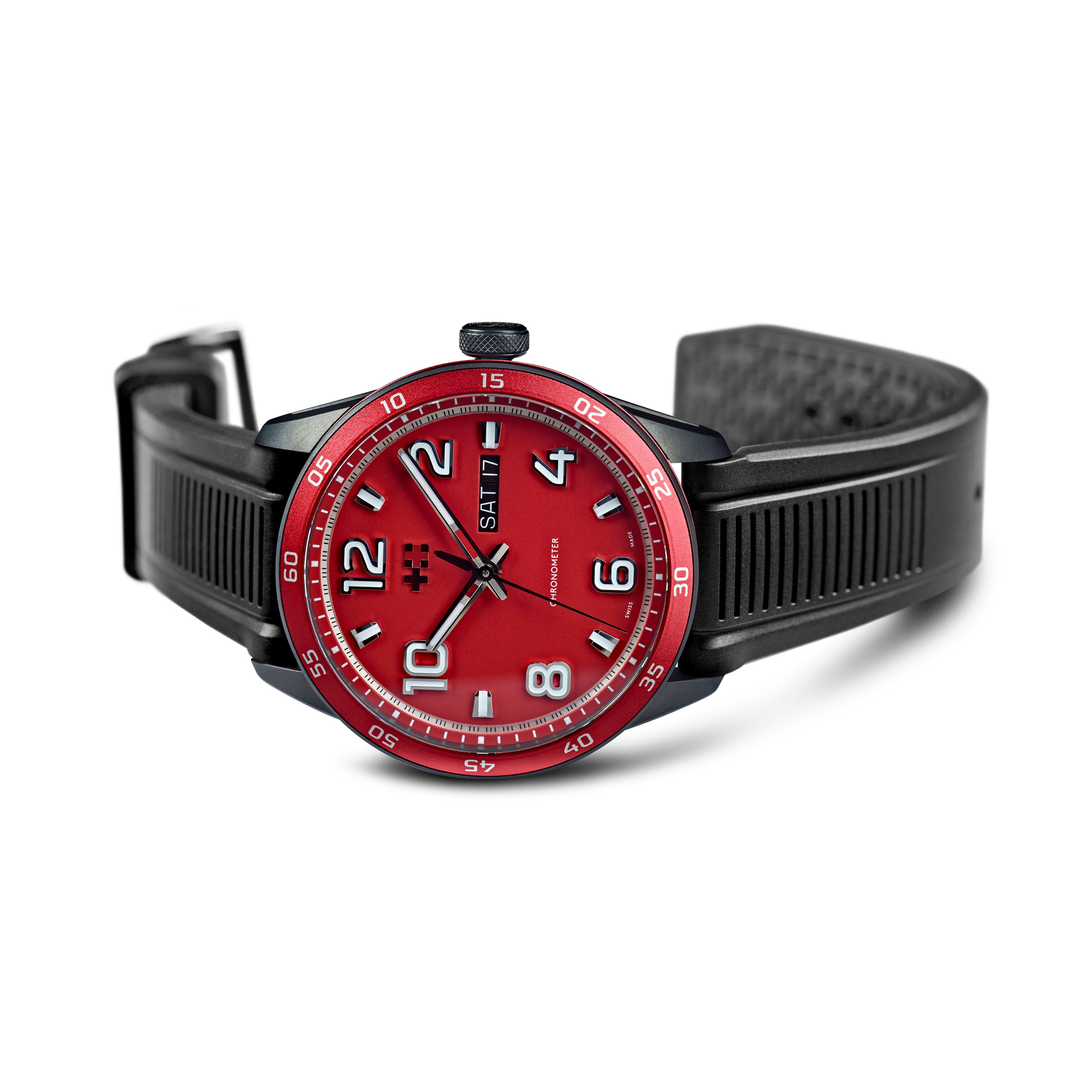 Christopher Ward on X NEW Introducing the new C7 Hornet COSC LE and C7 Rosso Corsa COSC LE two new limited edition chronometers that bring a bolt of colour plus COSC certified timekeeping