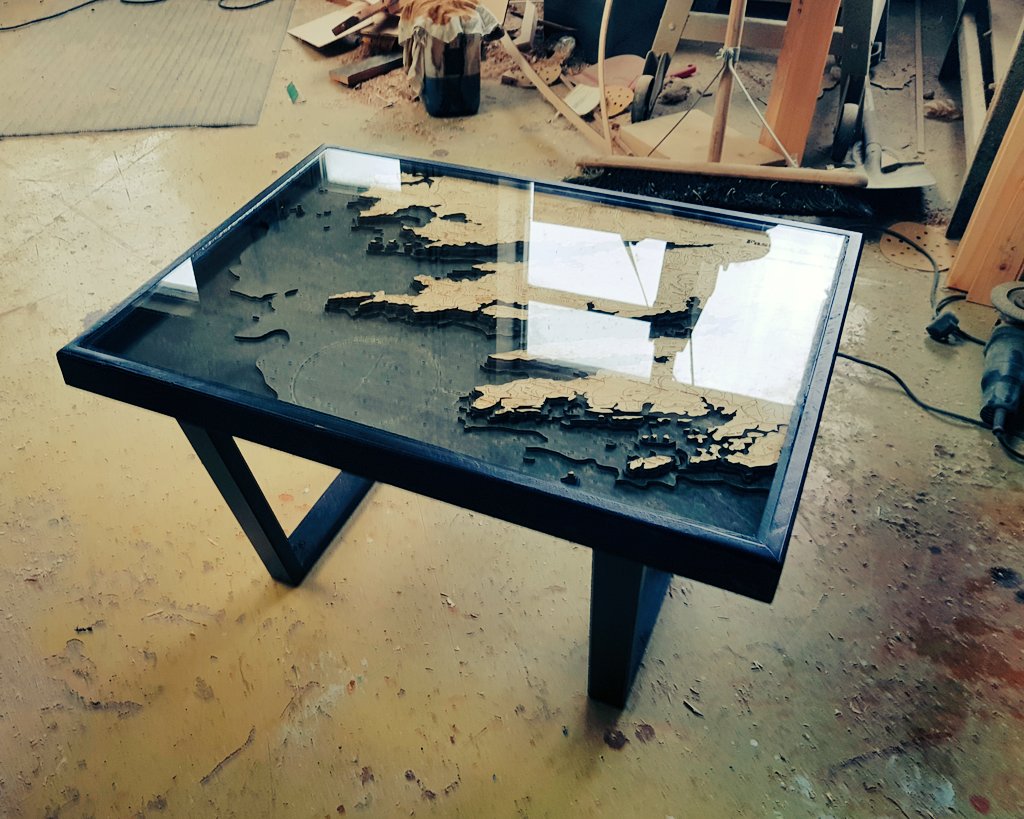 Nearly finished! More photos to follow! #WestCork #Castletownbere #IrishMade #Bantry #Maps #ChartDatum #3DMaps #Maps