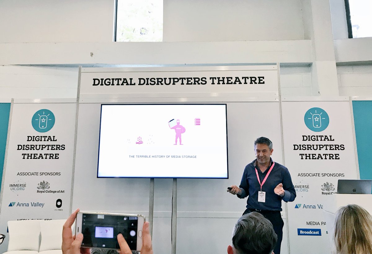 “Storage is rubbish” says Jonathan Morgan of <a href="/Object_Matrix/">Object Matrix</a>. <a href="/amphiolondon/">Amphio</a> thinks so too! It’s time for decentralised storage and remote access.

#MPS2018 #videoproduction #videoproductionlondon #videographer #videographerlondon #DataStorage