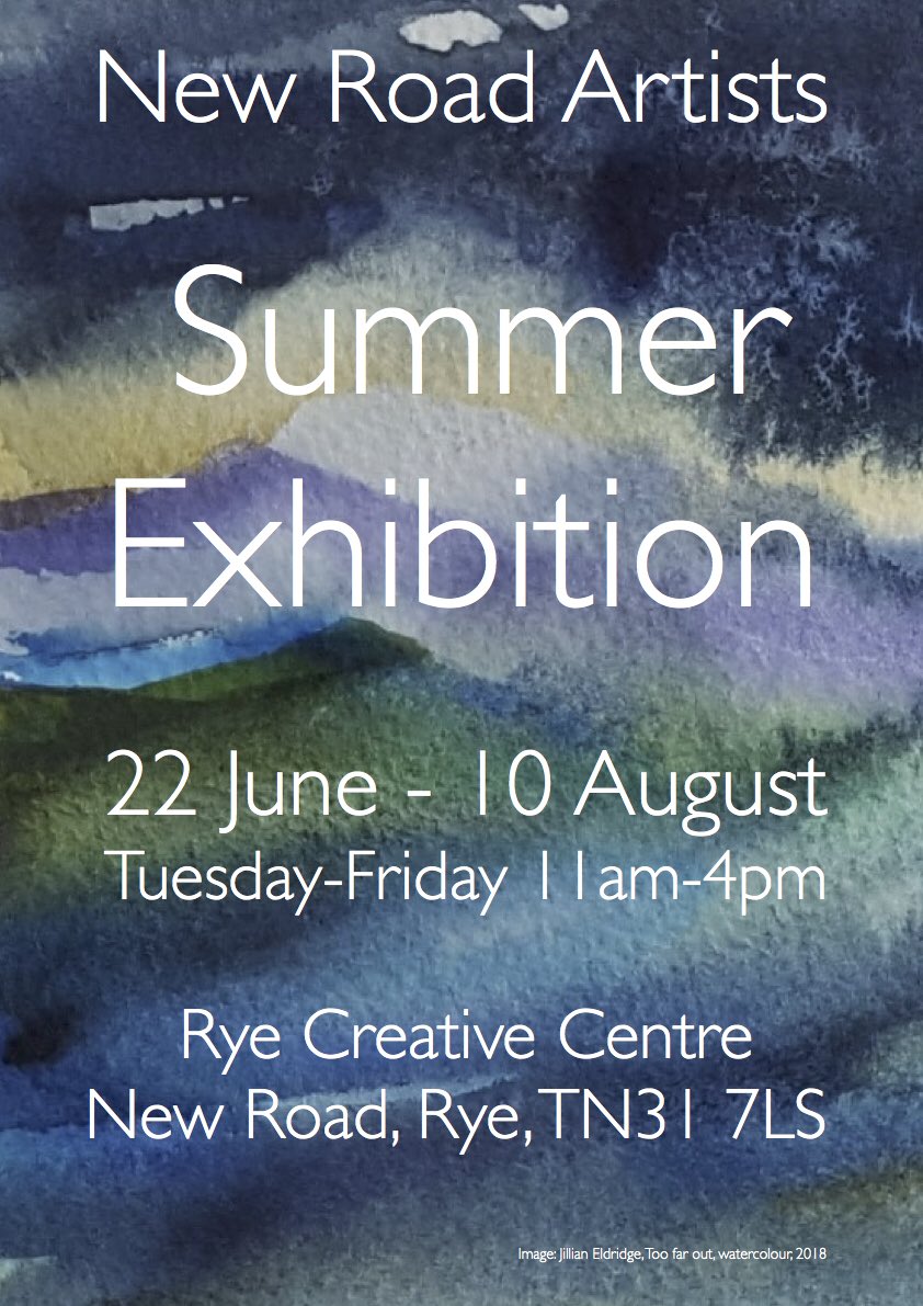 RyeCreativeCtr's tweet photo. New Road Artists
Summer exhibition
Celebrating the growing community of artists and makers working at Rye Creative Centre
Join us for 🍷 5-8pm on Thursday 21 June https://t.co/9zwkunyLSr