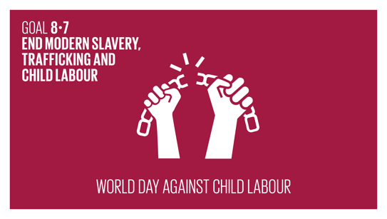 TheGlobalGoals's tweet photo. Children should be learning, not earning.
 
Today is the World Day Against Child Labour, time to show your support for #Goal8.7 of the #GlobalGoals and help eliminate the worst forms of child labour for good!
 
#NoChildLabour https://t.co/pLl5mmNV2z