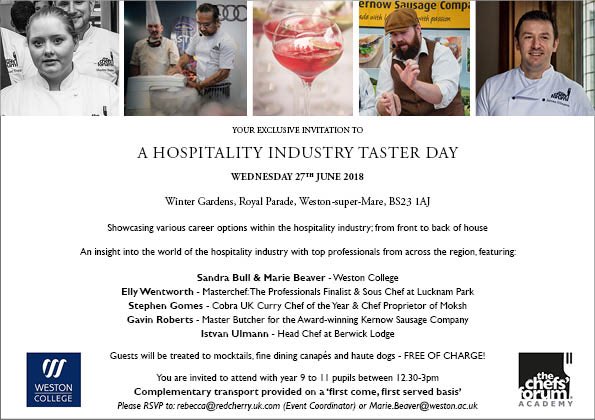thechefsforum's tweet photo. We’re massively looking forward to our #Hospitality industry taster day ⁦@westoncollege⁩ with ⁦@EllyWentworth⁩ ⁦@chefstevegomes⁩ ⁦@KernowSausageCo⁩ ⁦@BerwickLodge⁩ ⁦@davenewman2⁩ ⁦@theschoolchef⁩ #supportingyoungchefs https://t.co/Zq6En1BXay
