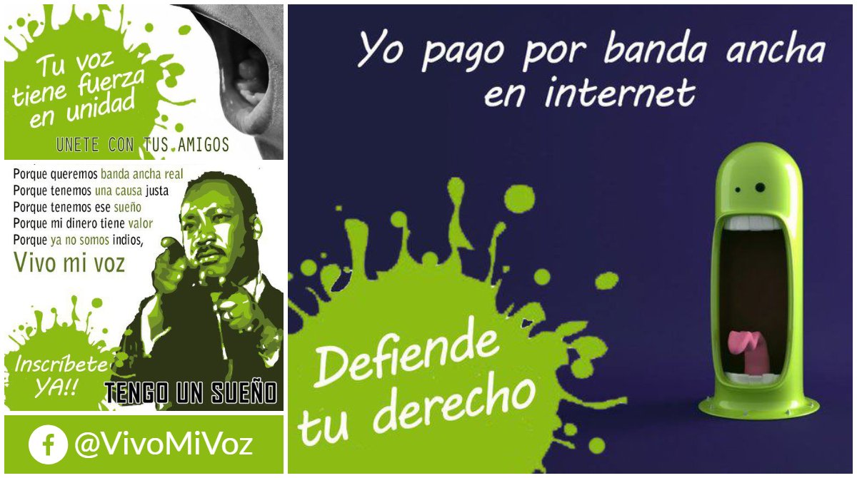 Es tiempo de que los ciudadanos nos unamos a defender nuestro derecho, ya que el <a href="/IndotelRD/">Instituto Dominicano de las Telecomunicaciones</a> no protege al consumidor de las malas practicas de la prestadora del servicio de internet como <a href="/Viva_RD/">Viva - Oficial</a>. Es tiempo de que #VivoMiVoz UNIRTE: facebook.com/VivoMiVoz/