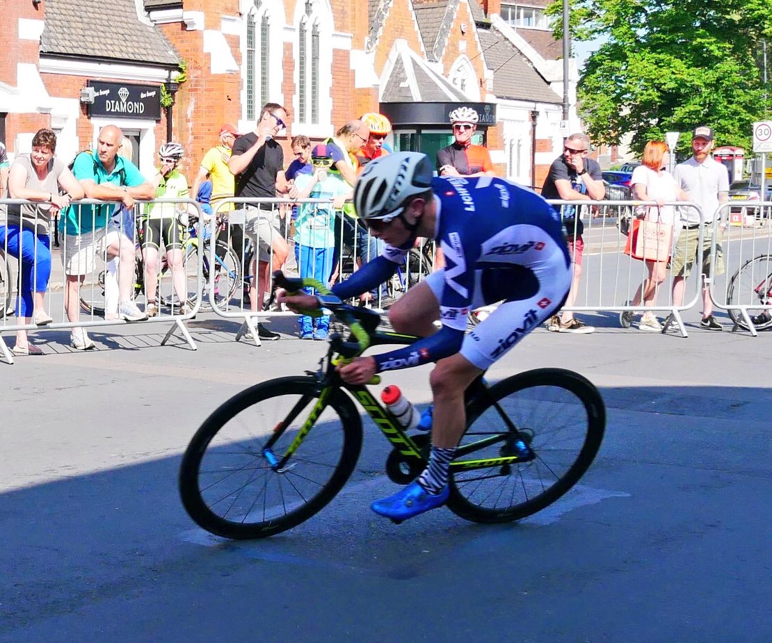 tobywbarnes's tweet photo. Was great to race with elites @DonCycleFest on Sunday. Happy with 18th in a top class field. @bikeonscott from @BICICIELO and @SpinOnThese wheels handled well round the tight circuit #spinonthese @Lichfieldccc https://t.co/QVVnzgXSaU