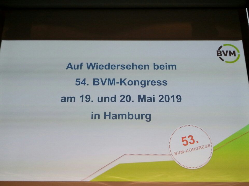 BVM_eV's tweet photo. Wir danken allen Teilnehmern, Referenten u Sponsoren für die beiden tollen und inspirierenden Kongresstage #bvm2018 ♡
Gleich den nächsten Kongresstermin im Kalender fett eintragen! Nächstes Jahr wieder in Hamburg #bvm2019 https://t.co/yAYYjRu46l