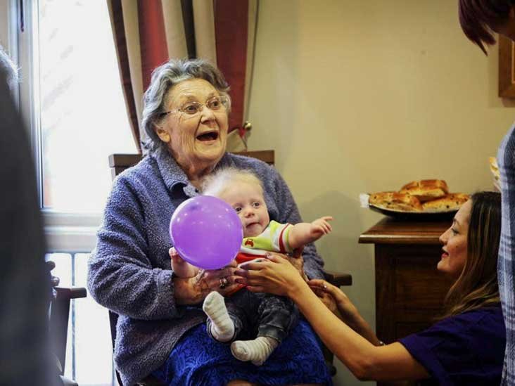 GensUnited's tweet photo. .@healthline featured @ONEgenCares in a story about the benefits of combining a day care and nursing home. The article quotes our ED Donna Butts and our Special Projects Director Sheri Steinig. It also highlights our report with @EisnerFound! Learn more at https://t.co/l6eOeWkYdB https://t.co/dVZ7h5x1Bk