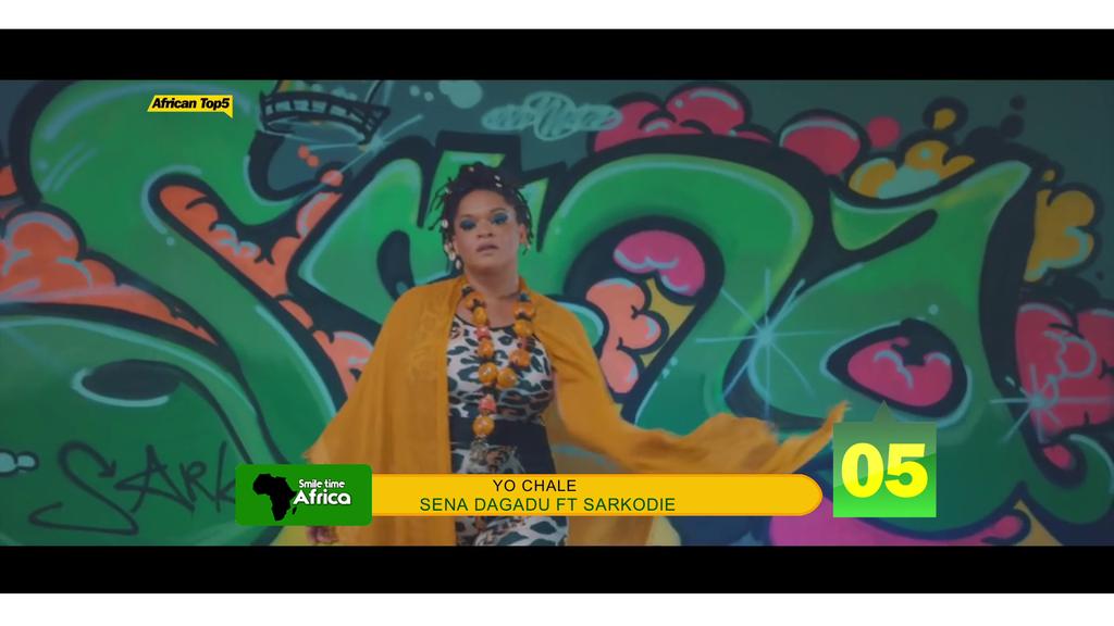 smilebabahub's tweet photo. #AfricanTop5 Week25 No5 #YoChale @senadagadu ft @sarkodie on #SmileTimeAfrica #s24stream #Joyprime #tv7 Dstv channel 361 #s24Tv https://t.co/91rLET4c7A