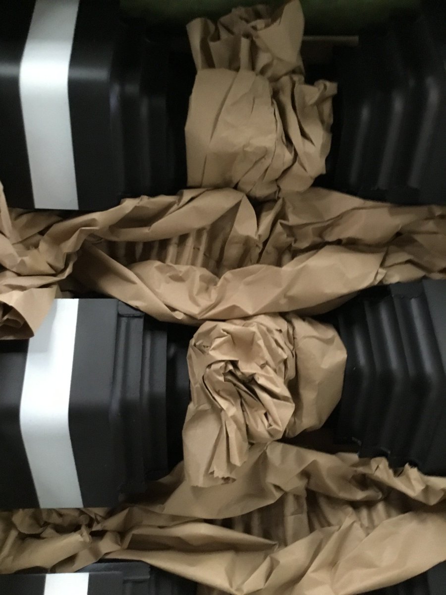 robushltd's tweet photo. chevrons beautifully packed - part # 17-0885-60 

Metalastik® Chevron Springs are operating world wide in a diversity of service applications including LRV, Metro, Freight wagons, High Speed Passenger Coaches and Locomotives. https://t.co/lvqlF7s1zO https://t.co/TKWwk8q0WA