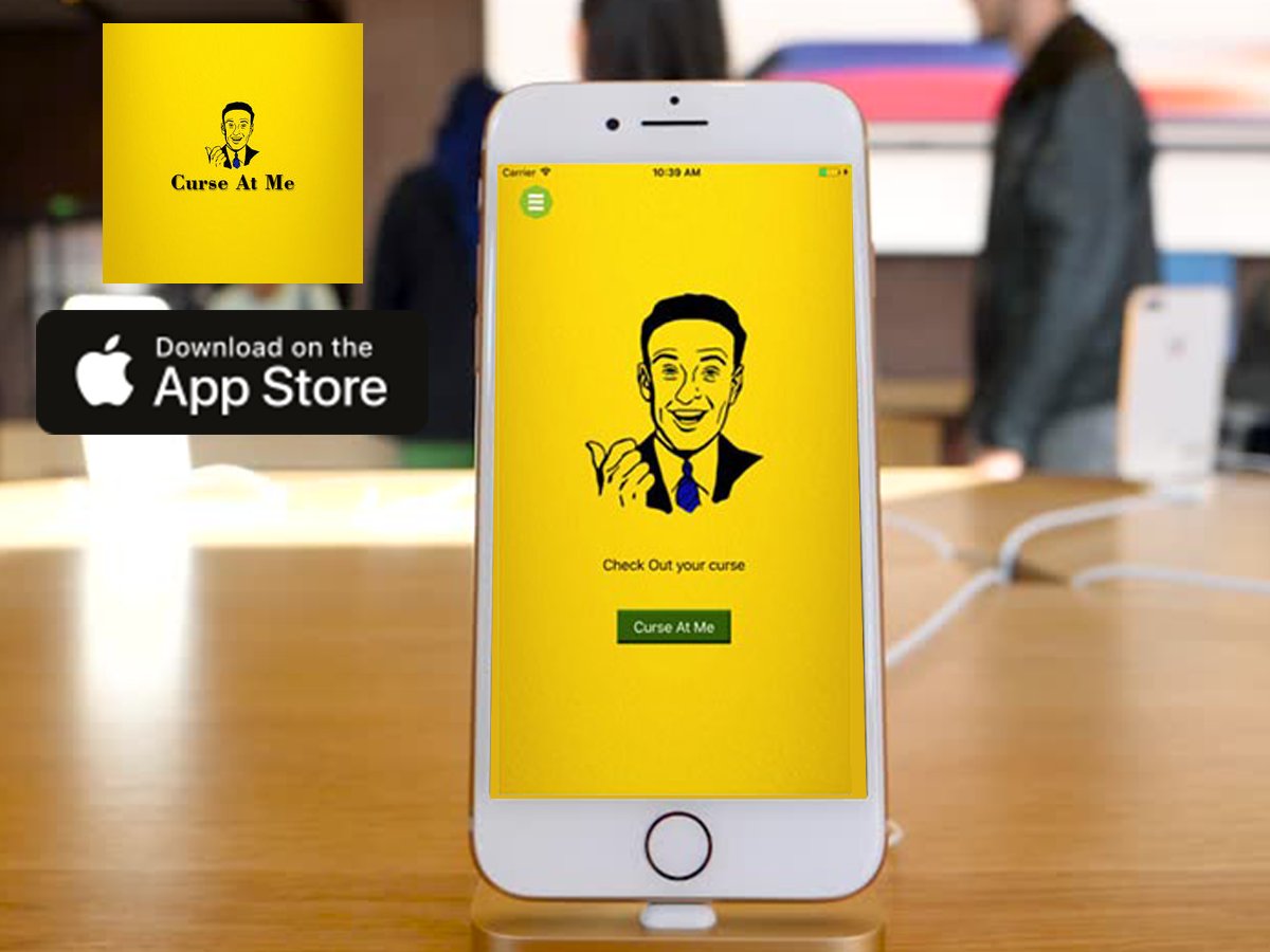 CurseAtMe_Tim's tweet image. CurseAtMe App – Best way to rejoice or laugh from the bottom of your heart. Give it a try today! apple.co/2JNoqYJ #funnyapp #appforfun #iosapp #freeapps #freeiphoneapp #appsforfree #iphonelover #iphonefreeapps #appstore #stressbusterapp #happylife #entertainmentapp