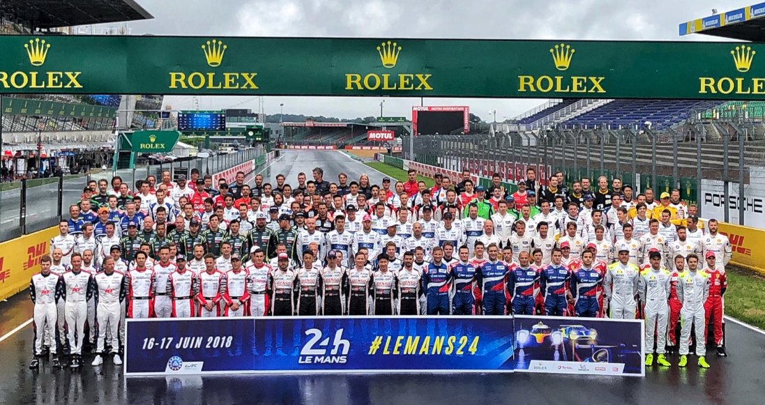 MatraxRacing's tweet photo. ๐ธ Family photo: the official pic of #LEMANS24 2018 is made!!
The 86th edition of the famous race will be here soon! 16th-17th June!
๐ท @FIAWEC
#MatraXChannel #Toyota #Porsche #Lemans #FernandoAlonso https://t.co/boSX9agn8B