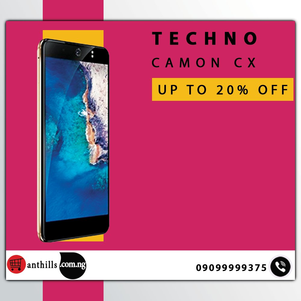Anthills01's tweet photo. #anthillsonlinestore #technoCX #smartphone
get smart with our techno camon cx smartphone
from https://t.co/wBHFOCT5dG or call 09099999375 https://t.co/kylByn8JmP