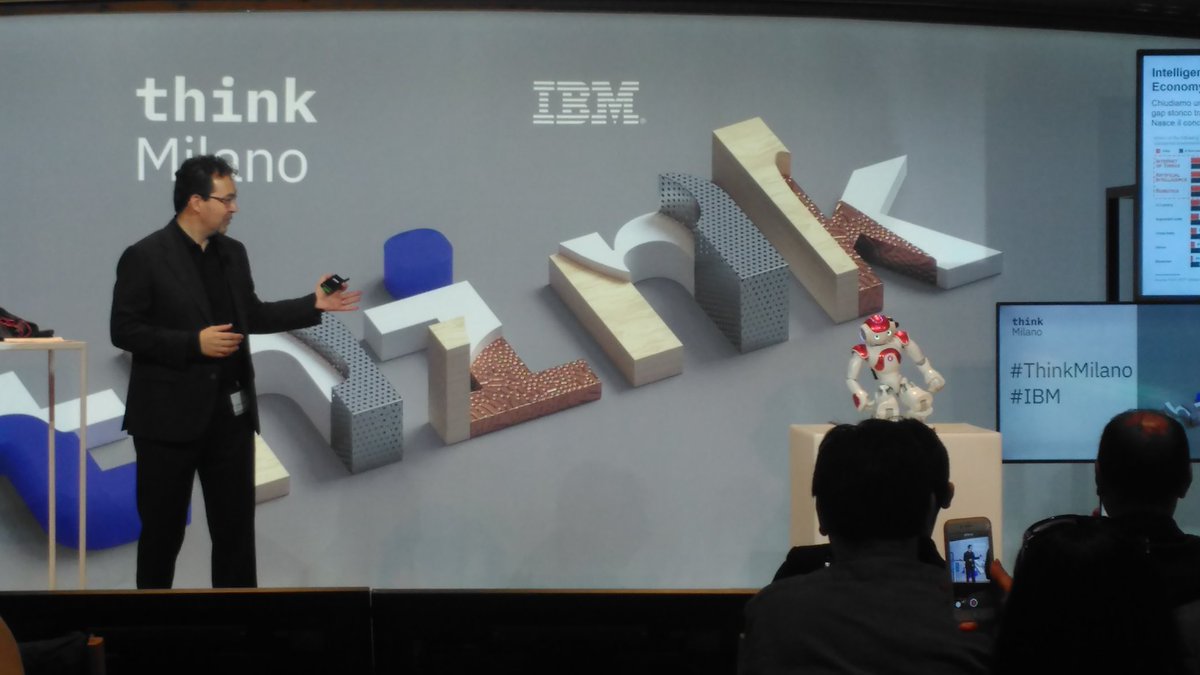 AnnaAmorth's tweet photo. #ThinkMilano #GoTMilano #Robotica al servizio dei #bambini con #autismo #IBM https://t.co/fCnJEldkqR