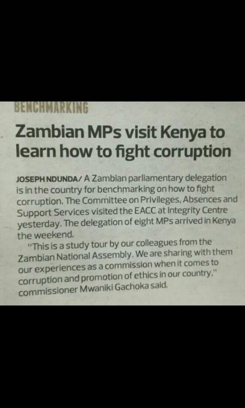 Zambian MPs have come to learn from 'the experts'
#SMWNairobi
#CrookedNSSFStaff
#JSHBR
#KaruturiCFCSaga