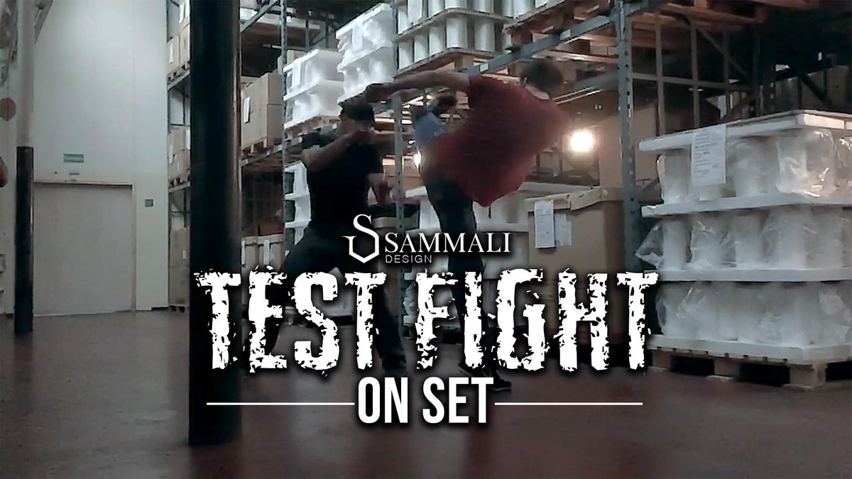sammalidesign's tweet photo. Sammali Design on Set with our #stuntperformer.
Short Test Fight for action movie.
#stunts #fight #martialarts #stuntman #onset #shortfilm #sammalidesign

https://t.co/kJVIsWQpBG https://t.co/gDuLz4rCXT
