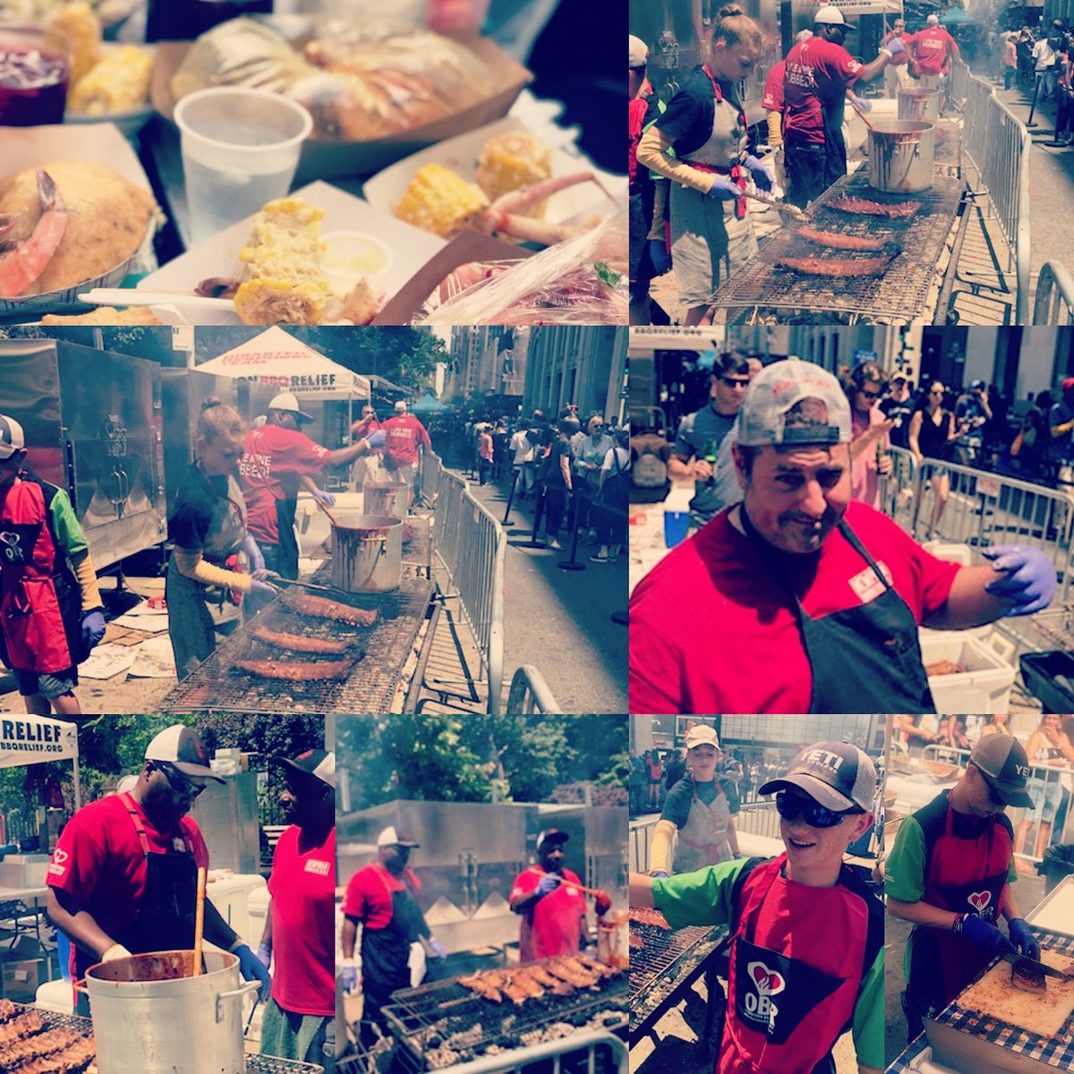 OpBBQRelief's tweet image. We had a blast cooking ribs at the Big Apple Barbecue Block Party in NYC raising awareness about @OpBBQRelief! Stay tuned for more great pics and memories from our OBR family who cooked at the event.