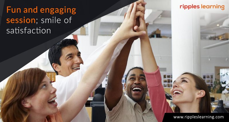 RipplesLearning's tweet image. Fun enables better learning. So a fun filled training session would have better chance of participants to learn. But fun doesn&apos;t guarantee learning. We make every effort to make the sessions filled with interesting and engaging activities.zurl.co/rma4k
#RipplesLearning