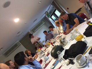takeonetv's tweet photo. Excellent start to the day @cbchighwycombe with members bringing props to highlight an aspect of their business, tripods, defibrillators, chocolates, sketchpads and pantone cards to name a few! @bbfuk @RareDesignLtd @MarketingMecsTR @FMFirstAid https://t.co/Q28rjRLVya