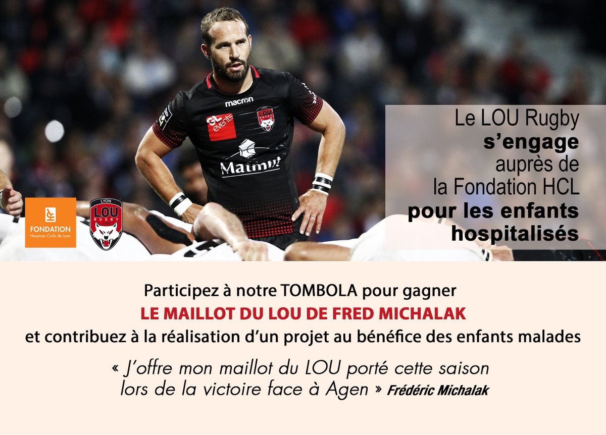 FondationHCL's tweet photo. Un grand #merci aux joueurs du @leLOURugby qui ont offert un objet personnel pour chaque tombola de la #FHCL : pour la saison 2017/18 #BaptisteCouilloud #ChristianNjewel @delonarmitage @guiloutt @felambey @rico15140 #RudyWulf @rico15140 @michalakfred #LiamGill https://t.co/cY8cptDEkF