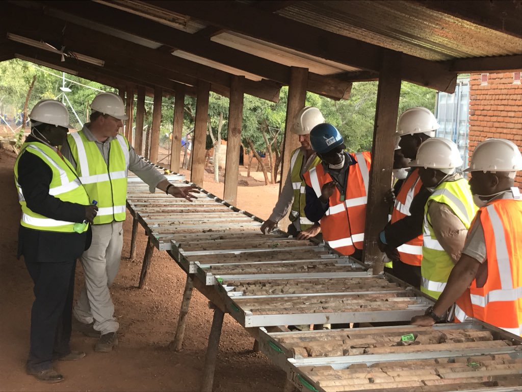MkangoResources's tweet image. Mkango very pleased to welcome local MP Honourable Dennis Namachekecha, Jalf Salima, Director of Mines, local Chiefs and other distinguished guests to #Songwe project today to see progress on the ground and major drill programme underway #MKA #Talaxis #RareEarths #Malawi