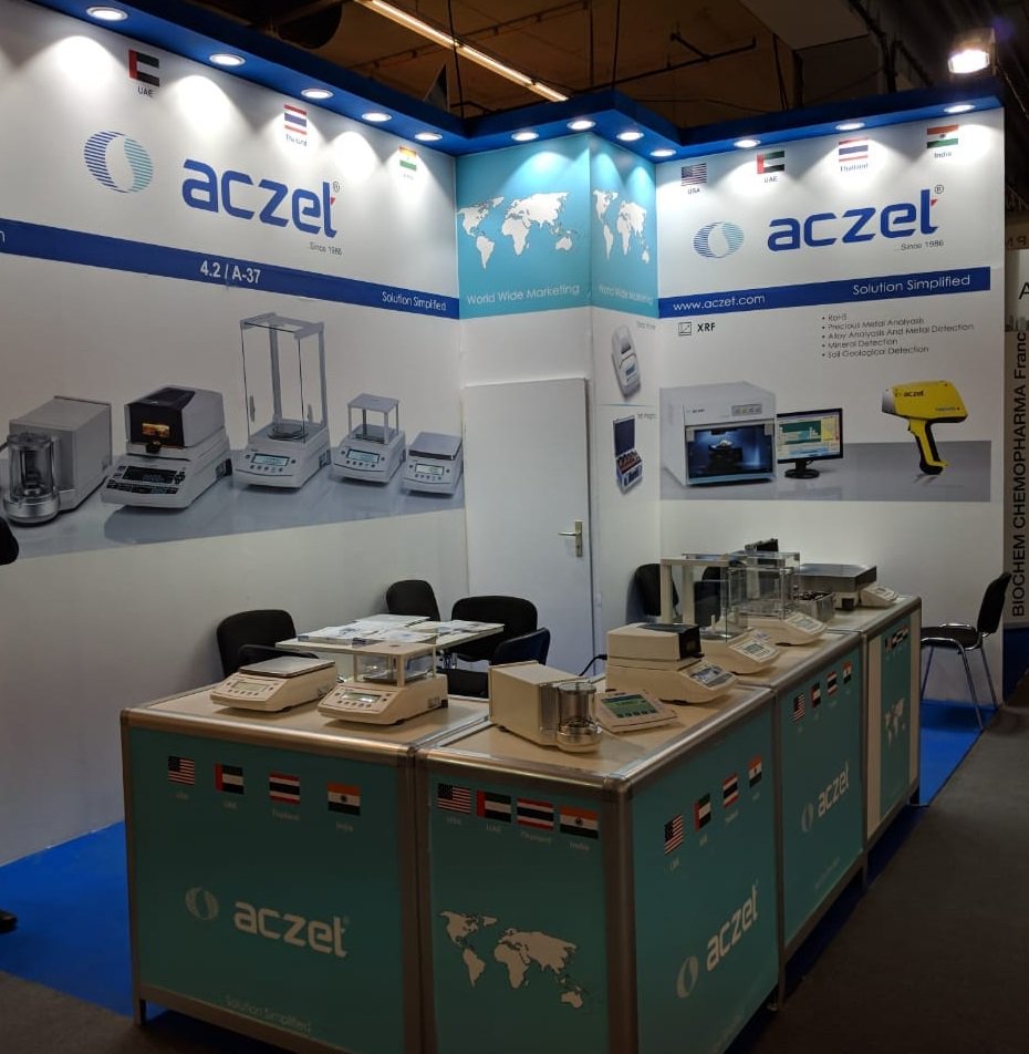 AczetLtd's tweet photo. Our Stall at @ACHEMAworldwide 
At Frankfurt, Germany 
Hall No.4.2, Booth No. A37 
From 11th To 15th June 2018
#Laboratorybalances #laboratoryscales #pharmaceutical #internationalshow #BioForChem #bioeconomy #biobased
#ACHEMA18 #aczet #achema https://t.co/pvipK62Tex