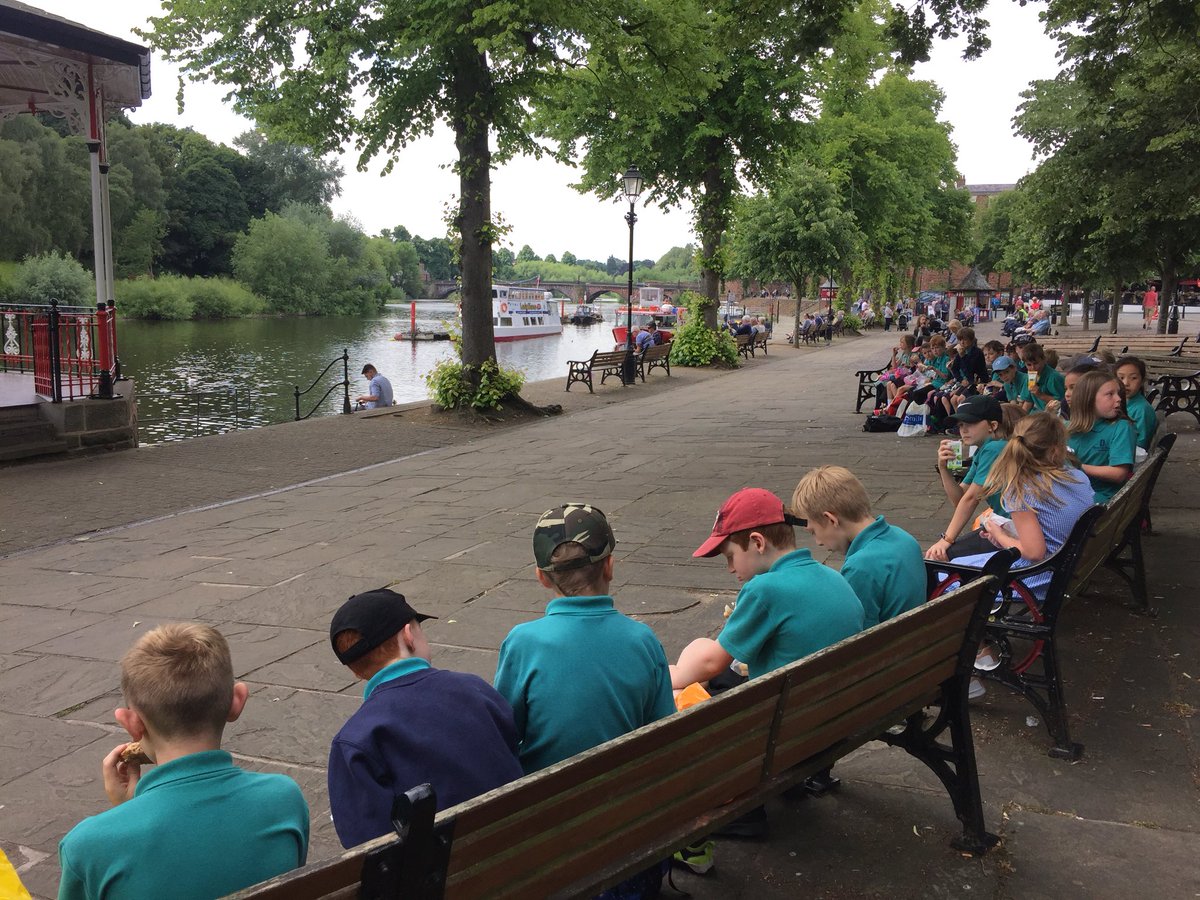 BoughtonHeath's tweet photo. Enjoying our lunch at the riverside #localvisit #chester https://t.co/zIvtL8w7I8