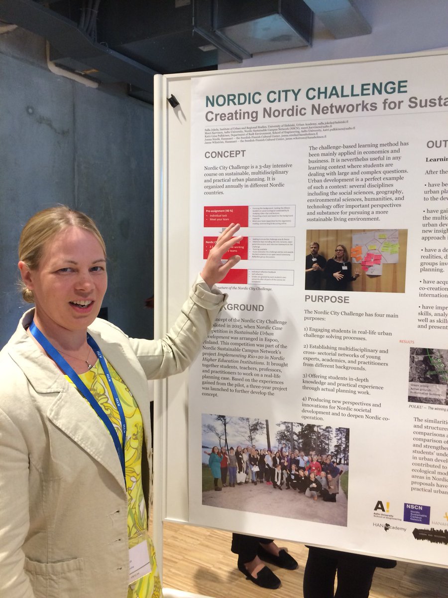 KarvinenMeeri's tweet photo. #nordiccitychallenge presented @KTHuniversity at #ISCN2018 conference. 

Thanks for our wonderful project team @JokelaSalla from @helsinkiuni, @JonnaSimila and Janne Wikström from @Hanaholmen and Katri-Liisa Pulkkinen from @AaltoUniversity! https://t.co/lRlNicNpyw