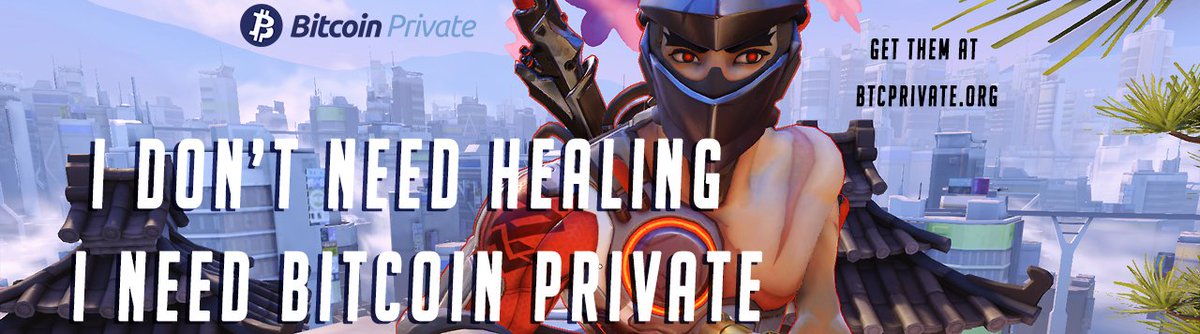 CryptoLoyal's tweet photo. I require @bitcoinprivate you should too @PlayOverwatch #BTCP #PayWithBTCP #BitcoinPrivate #Overwatch #OverwatchAnniversary #OverwatchLeague #Genji https://t.co/hmw9RoDbCD