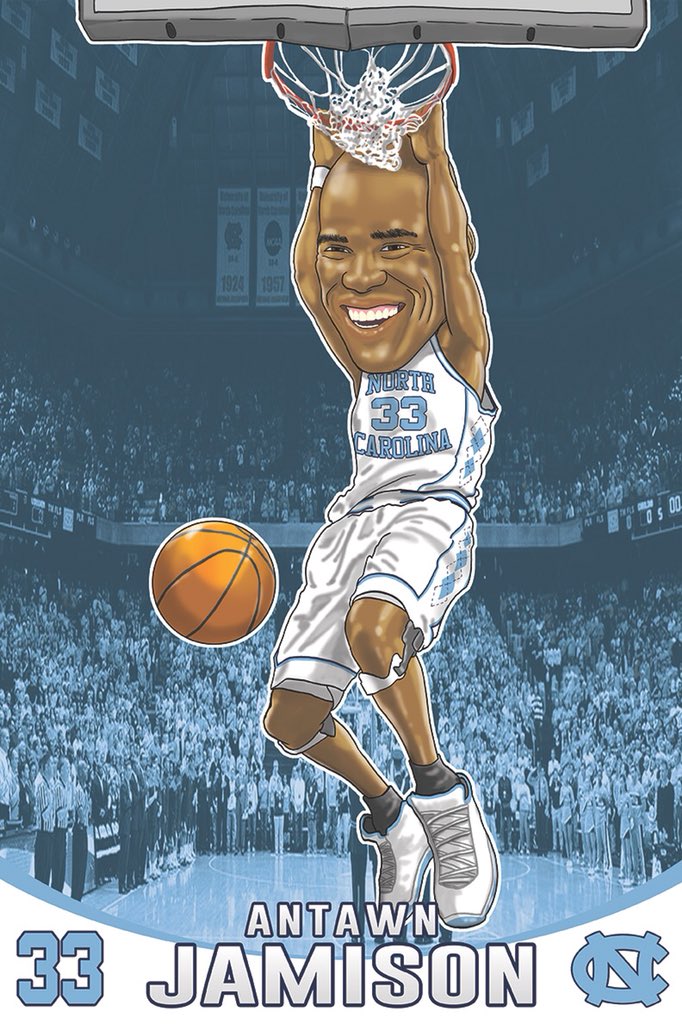 Happy Birthday to Tar Heel Legend and National Player of the Year, Antawn Jamison   
