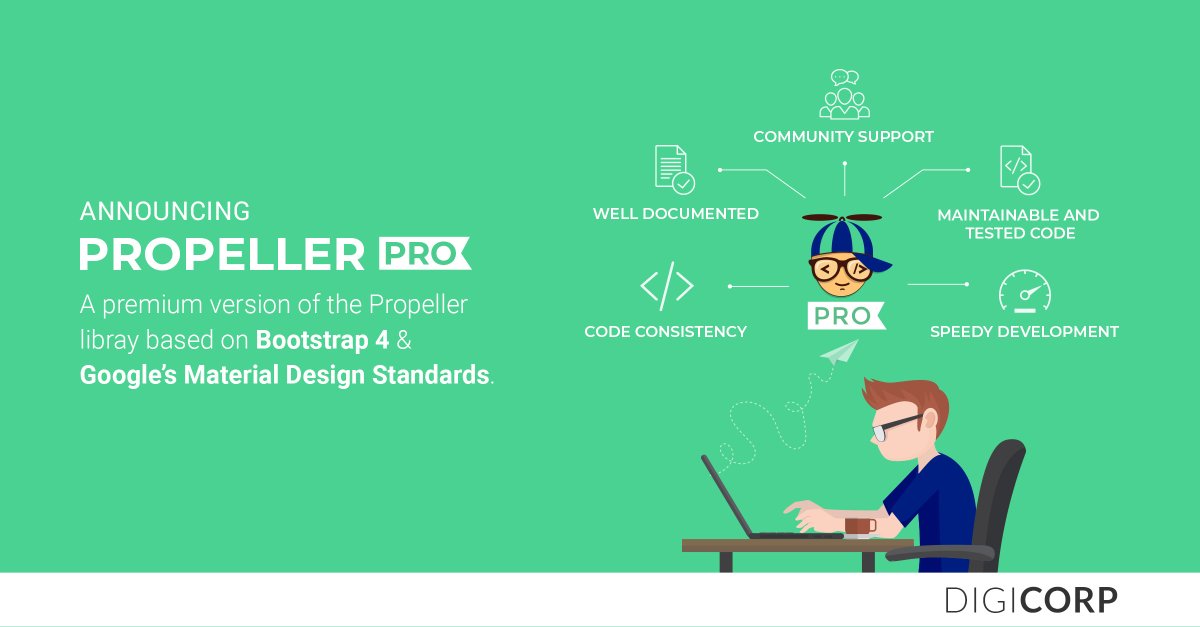 digicorp's tweet photo. Digicorp is proud to announce the pro version of its product @PropellerKit - https://t.co/fhPPkG6Och 

#googlematerialdesign #bootstrap #responsive #component #lbrary #speedup #development  #wordpresstheme #htmltheme #opensourcelibrary #web #mobile #app #design https://t.co/B13cwafwqE