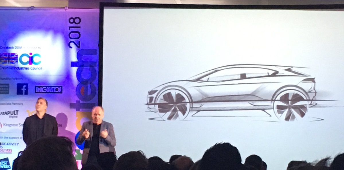KathrynPatten's tweet photo. Brands needing to understand their immersive identity. Few do like @IanCallum and @Jaguar do. Fascinating presentation from @ImaginationLabs on at #Createch #magicandthemachines https://t.co/AZHIakquiA