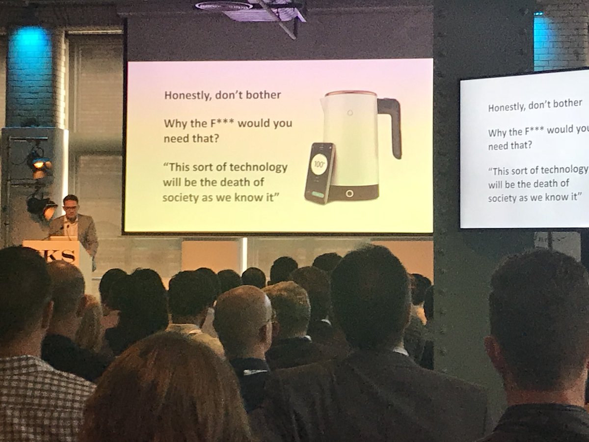 ashleydano's tweet image. The truest reactions to connected devices I’ve ever seen at a tech conference 😂😂 #SKSEurope
