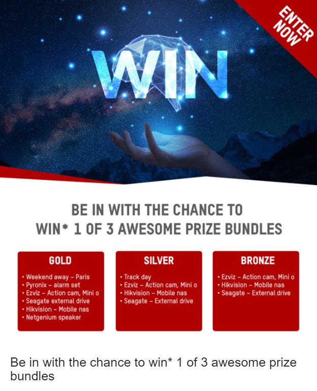 HIKVISIONUK's tweet image. Competition Time. Visit #D300 @IFSEC (Tues-Wed) and drop in your business card for a chance to win some UNBELIEVABLE prize bundles. T&amp;amp;C's Apply. Like, Follow &amp;amp; Share our post for additional entry. ow.ly/Ms5I30kofUm  ow.ly/hw1c30kog8Y