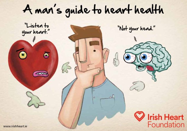 Listen to your heart, not your head during #MensHealthWeek 2018.  View a man’s guide to heart health: irishheart.ie/wp-content/upl…
