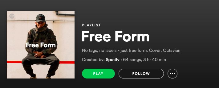 HighFocusUK's tweet photo. Big up @Spotify for including #HighFocus Music in their new #FreeForm playlist - @mrfliptrix @CoopsOfficial @Ocean_Wisdom 🔥 #BaggingUpMusic #ThatJazz #BrickOrBat 🔥 https://t.co/v8J80zslWG https://t.co/ft2LjWipDT
