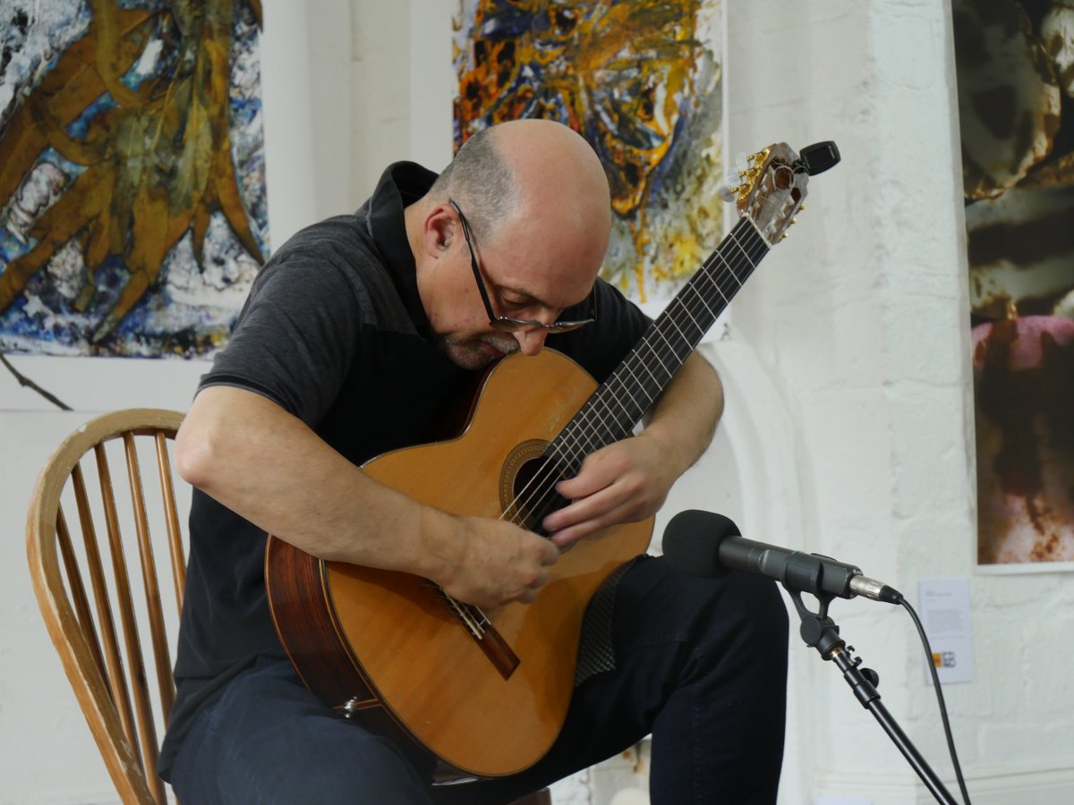 ISD2018's tweet photo. Martin Vishnick played a fantastic set on Saturday ISD! At Live Walcot Chapel #fab18 #soundsdevicive @FringeArtsBath @MVishnick Video and recording soon https://t.co/Rl3Myzof1m