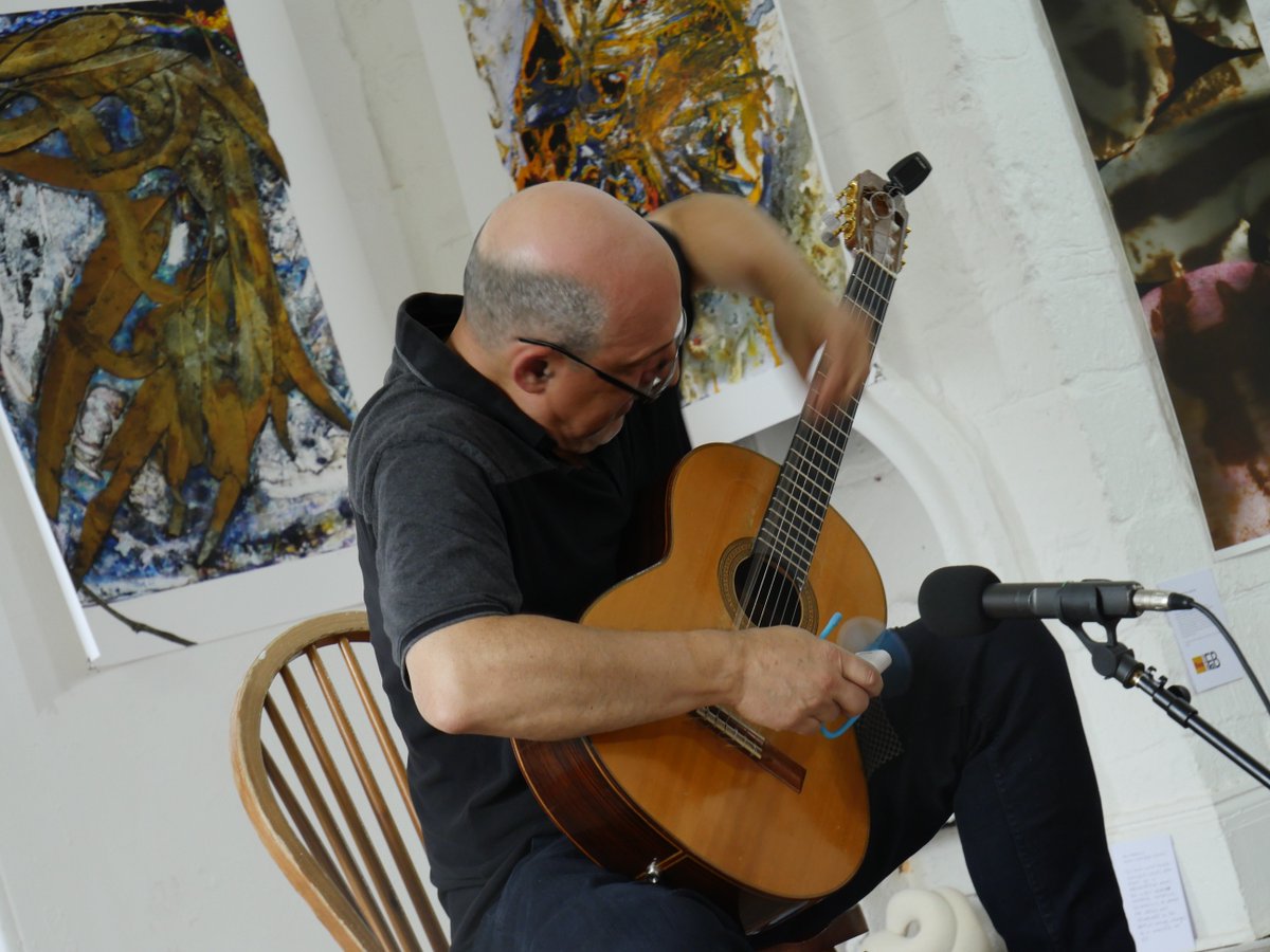 ISD2018's tweet photo. Martin Vishnick played a fantastic set on Saturday ISD! At Live Walcot Chapel #fab18 #soundsdevicive @FringeArtsBath @MVishnick Video and recording soon https://t.co/Rl3Myzof1m