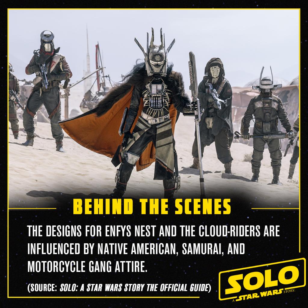 "Everything beyond the Empire has this essence of tranquility and the frontier, but also faith. It's very important to hit those notes." -Neil Lamont, Production Designer- Solo: A Star Wars Story