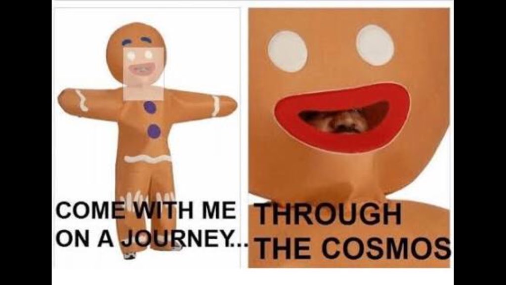 bradimus2's tweet photo. Don't trust the ginger bread man he denounced Pluto    #lovepluto https://t.co/kDF2oUxhN4