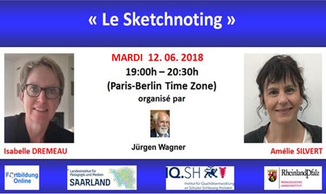 wagjuer's tweet photo. Aujourd'hui MARDI  !!!! 12juin a partir de 19h: #Webinaire Le #SKETCHNOTING avec @id_veille &amp; @Teachersilvert https://t.co/yFDQ9UKKV6 VENEZ NOMBREUX Inscription: https://t.co/F7KzJlYpw4 #FLE #TICE #TwitterFLE #ludovia @_agi_to_ https://t.co/dmmYa5gG1U