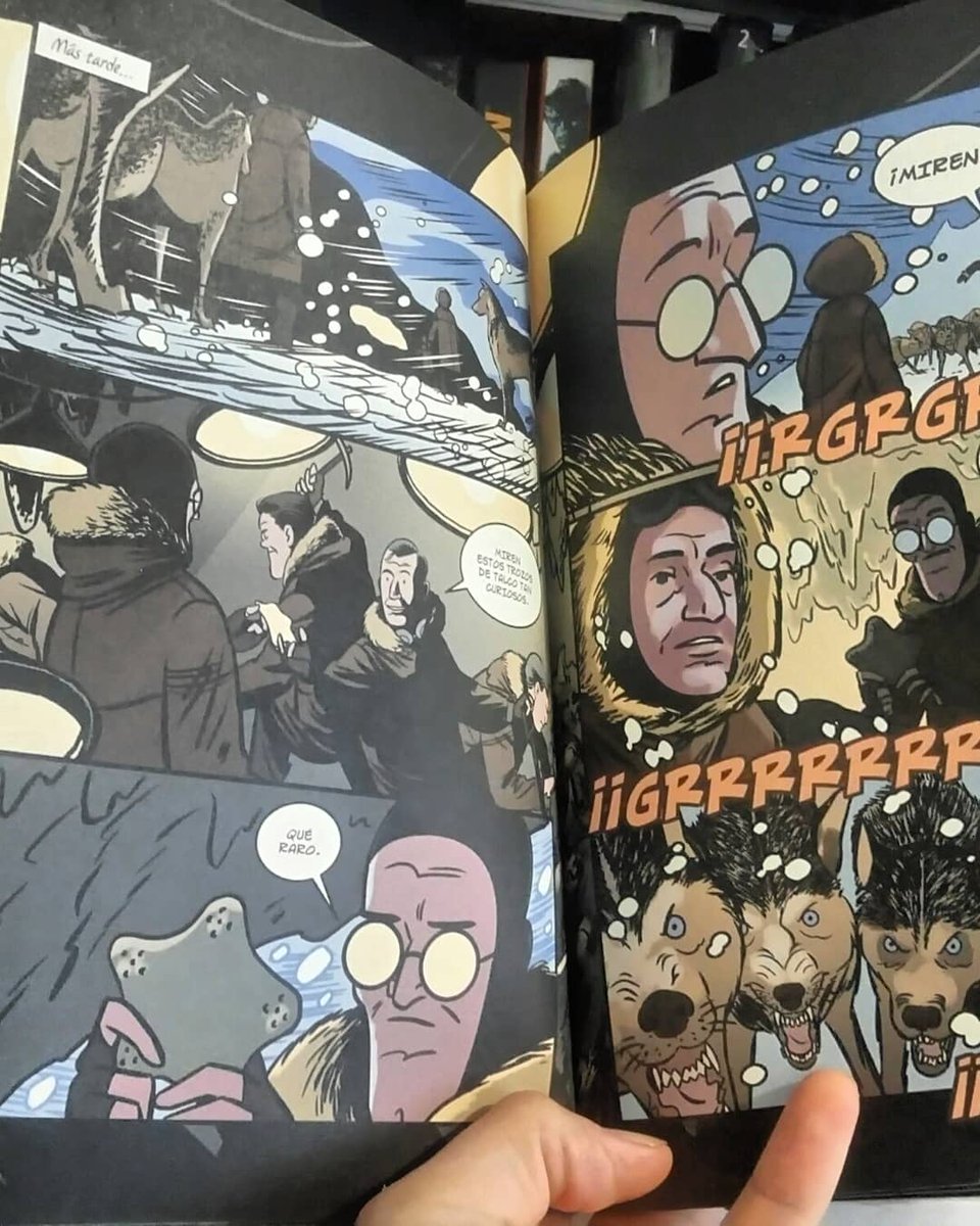 christianpuc's tweet photo. Increíble cómic de mi amado #lovecraft LA MONTAÑA DE LA LOCURA #culbard hace un trabajo impresionante, me dio la sensación de leer un guión para una serie de tv ♥💪 la explicación del libro #neconomicon whouuuu https://t.co/97wBD4CrIC