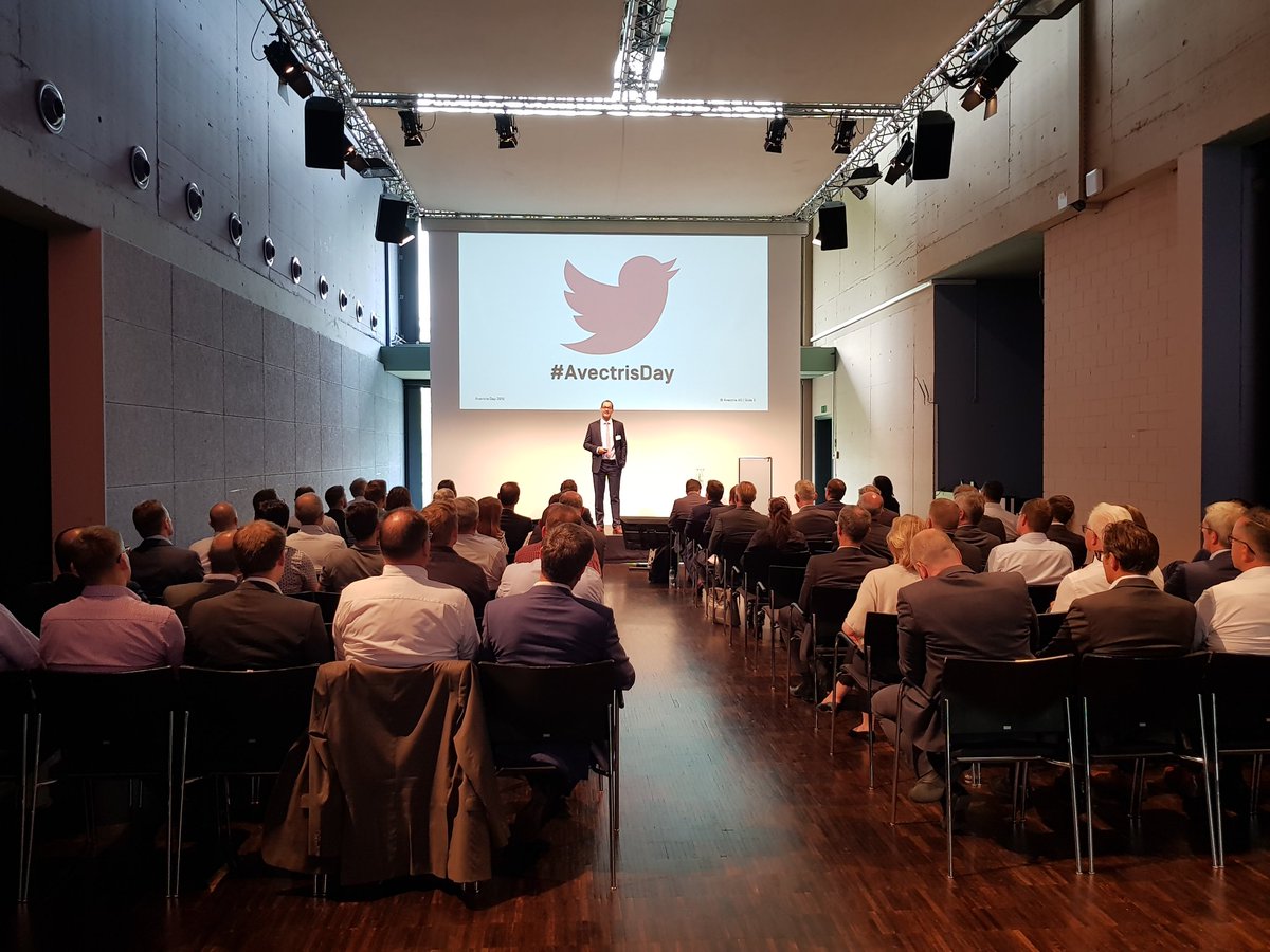 Avectris-CEO Thomas Wettstein eröffnet den Avectris Day 2018. Ein Nachmittag voller spannender Referate aus verschiedensten Industrien #AvectrisDay